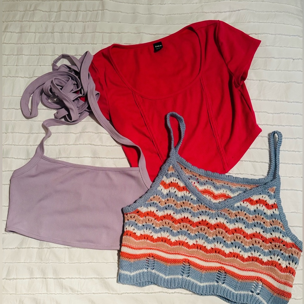 Three SHEIN Shirts